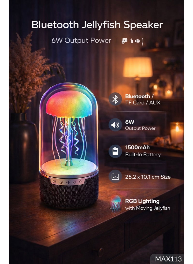أباجورة قنديل متحركة تعمل بالبلوتوث ديكور منزلي بإضاءة RGB – موديل MAX113 - Image 5
